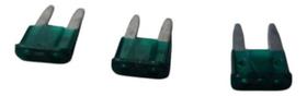 USADO: Kit C/ 3 Modulo Mini Fusíveis 30 (verde) USADO: Kit C/ 3 Modulo Mini Fusíveis 30 (verde)