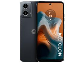 Usado: Motorola G34 128 GB Preto - Muito Bom