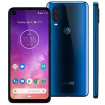 Usado: Motorola Moto One Vision 128GB Azul - Muito Bom