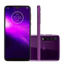 Usado: Motorola One Macro 64GB Roxo - Bom