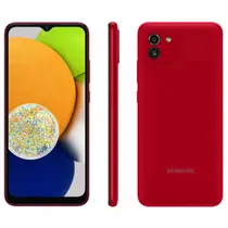 Usado: Samsung Galaxy A03 64GB Vermelho - Excelente Usado: Samsung Galaxy A03 64GB Vermelho - Excelente