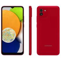 Usado: Samsung Galaxy A03S 64GB Vermelho - Muito Bom