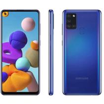 Usado: Samsung Galaxy A21S 64GB - Azul - Muito Bom