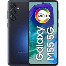 Usado: Samsung M55 256 GB Azul - Muito Bom Usado: Samsung M55 256 GB Azul - Muito Bom