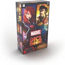 USAOPOLY Marvel Dice Trono 2 Hero Box com Viúva Negra, Doutor Estranho Jogo de Dados Competitivo Autônomo Jogo Marvel oficialmente licenciado Compatível com o ecossistema The Dice Throne