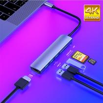 USB 3.1 Tipo C para HDMI Hub 4K Thunderbolt 3 USB C Hub PD Ada