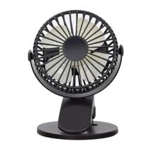 USB Carregador Ventilador Portátil Mini Desktop Clip Fan 360 Degr - generic