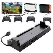 USB Hub Dock para Nintendo Switch FunDirect com 4 portas de saída