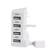 USB Hub OSTENT 2.0 con 4 Puertos para Consola Xbox One S USB Hub OSTENT 2.0 con 4 Puertos para Consola Xbox One S