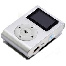 USB MP3 Player Mini FM LCD Screen Suporte 32GB TF Card Clip - generic