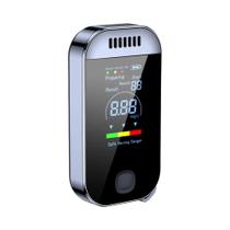 USB Recarregável De Alta Sensibilidade Display LCD Digital Testador De Álcool Detector De Gás