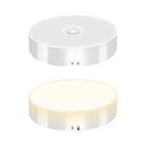 Usb Recarregável Led Sensor De Movimento Luz Noturna Para Armário De Cozinha Escada Lâmpada Sem Fio