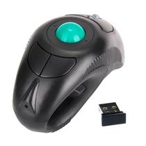 USB Wireless PC Laptop Finger HandHeld Trackball Smart Mouse USB Receiver