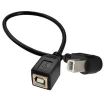 Usb2.0 B Cabo de curto extensão do cabo de dados feminino para scanner de impressora - para baixo