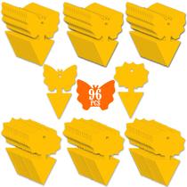 USKICH Armadilha para Insetos 96 Peças Armadilhas Adesivas Amarelas para Moscas-das-frutas USKICH Armadilha para Insetos 96 Peças Armadilhas Adesivas Amarelas para Moscas-das-frutas