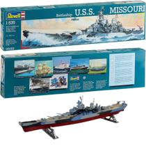 Uss U.s.s. Missouri 1/535 Revell 5092 - Kit para montar e pintar (Plastimodelismo)