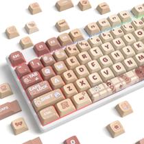 Ussixchare 133 Teclas PBT Keycaps Perfil XDA Keycaps Sublimação por Transferência Personalizadas para Switches MX Teclados Mecânicos Gamer 60% 75% 100% (Caramelo Urso) Ussixchare 133 Teclas PBT Keycaps Perfil XDA Keycaps Sublimação por Transferência Personalizadas para Switches MX Teclados Mecânicos Gamer 60% 75% 100% (Caramelo Urso)