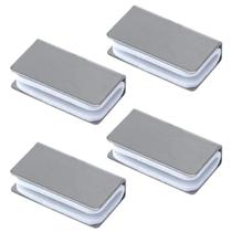 UTALIND Clip para Porta de Vidro 4 Peças Prata com Trava Magnética 4 cm UTALIND Clip para Porta de Vidro 4 Peças Prata com Trava Magnética 4 cm
