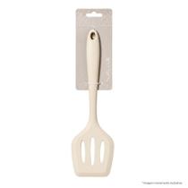 Utensílio de Cozinha Espátula Vazada SoftCook Silicone Bege Elegance Utensílio de Cozinha Espátula Vazada SoftCook Silicone Bege Elegance