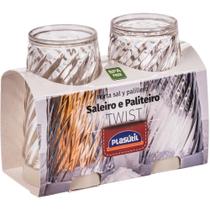 Utensilio Domestico CONJ SALEIRO/PALITEIRO TWIST Conjunto