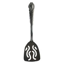 Utensílio Espátula Vira Ovo Metal Vazada Fritura Chapa 23cm