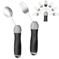 Utensílios adaptáveis Forzaddik Comfort Grip Weighted Silverware