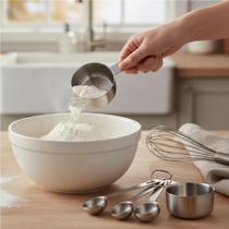 Utensílios Bowls 10pc Aço Inox 7 Bacias 2 Saleiros 1 Medidor