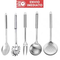 Utensílios de Cozinha Colher de Arroz Concha Escumadeira Garfo Trinchante Pegador de Macarrão Utensílios de Cozinha Colher de Arroz Concha Escumadeira Garfo Trinchante Pegador de Macarrão