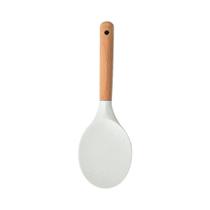 Utensílios De Cozinha De Silicone Com Cabo De Madeira Vertical Antiaderente Colheres Espátulas Para Utensílios De Cozinha De Silicone Com Cabo De Madeira Vertical Antiaderente Colheres Espátulas Para