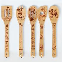 Utensílios de Cozinha Mickey Minnie Pluto Pateta em Bamboo