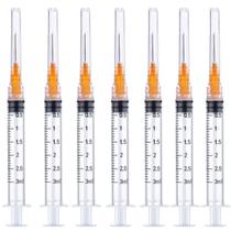 Utensílios de laboratório de medição e dispensação Fovafod 3mL 25G 1,6 cm, pacote com 100