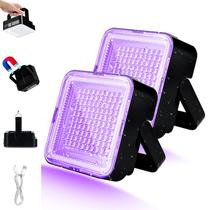 UV Black Light Benss recarregável 60W 5000mAh 100 LED 395nm