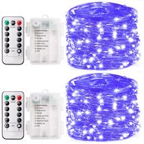 UV Fairy Lights Smacen 100 LED 10m operado por bateria, pacote com 2 unidades UV Fairy Lights Smacen 100 LED 10m operado por bateria, pacote com 2 unidades