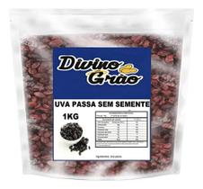 Uva Passa Preta Sem Semente 1kg - Premium - Gleba Argentina