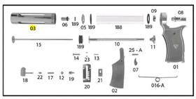 V Corpo Para Pistola Automatica 113 -Hoppner