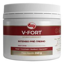 V-FORT Intenso Pré Treino Vitafor 240g Limão Sabor:Limão V-FORT Intenso Pré Treino Vitafor 240g Limão Sabor:Limão