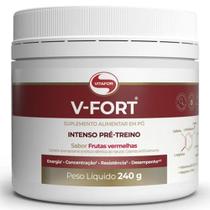 V fort pt frutas vermelhas 240g vitafor pré treino V fort pt frutas vermelhas 240g vitafor pré treino