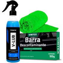 V - Lub Lubrificante + Barra Descontaminante + Flanela
