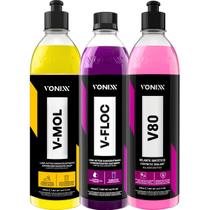 V mol shampoo desincrustante v floc shampoo concentrado v80 selante sintético