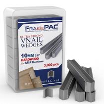 V-Nails FramePac para molduras de fotos de madeira dura de 10 mm (pacote 3000) V-Nails FramePac para molduras de fotos de madeira dura de 10 mm (pacote 3000)