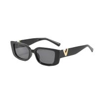 V óculos quadrados para mulheres, óculos sexy, moda retro, logotipo luxuoso, uv400 V óculos quadrados para mulheres, óculos sexy, moda retro, logotipo luxuoso, uv400