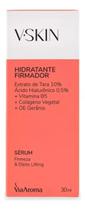 V.Skin Sérum Hidratante Firmador Ácido B5 Colágeno Óleo Essencial Via Aroma 30ml