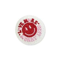 V0009-002 Love More Worry Less Patch Bordado 4x4cm