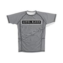 V1 LXB AJJ Preto Secagem Rápida Rash Guard Gym Tee Levelxblack Jersey RANKED V2 NÍVEL NEGRO Moto Top