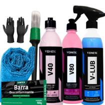 V80 Selante + V40 + V-lub + V-bar Vonixx + Pano Microfibra V80 Selante + V40 + V-lub + V-bar Vonixx + Pano Microfibra