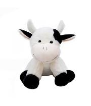 Vaca Branca Manchas Pretas 32cm Pelúcia Vaca Branca Manchas Pretas 32cm Pelúcia