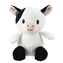 Vaca Branca Sentada 21cm - Pelúcia