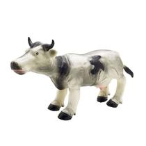 Vaca de Vinil Cor Branco com Preto 25cm Infantil - Db Play
