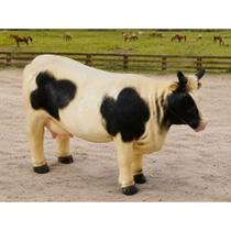 Vaca de Vinil Premium 18,5cm DB Play Animal de Fazenda Realista - Vaca de Vinil Premium 18,5cm DB Play Animal de Fazenda Realista -
