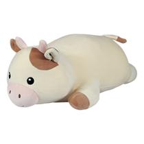 Vaca Pelúcia Deitada Almofada 50Cms - Creme Vaca Pelúcia Deitada Almofada 50Cms - Creme
